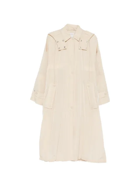 Sportmax abrigo con capucha y botones
