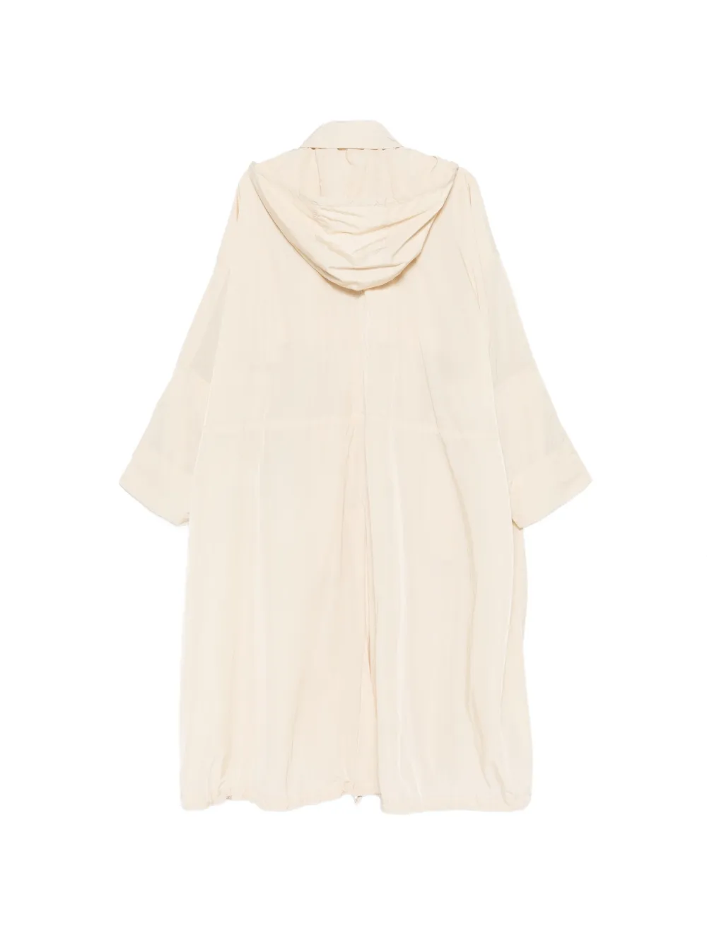  Sportmax Buttoned Hooded Coat - Neutrals 
