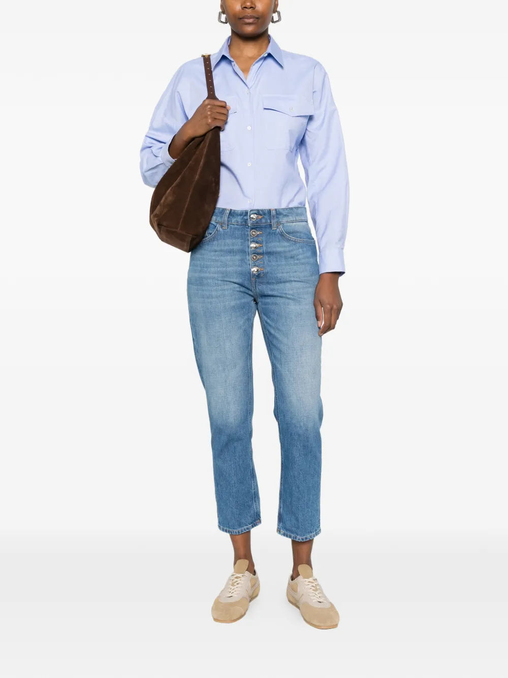  Weekend Max Mara Chest-pocket Shirt - Blue 