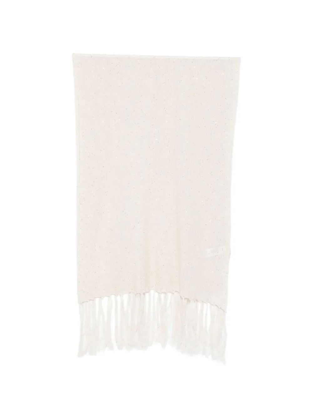 Antonelli fringed scarf - Toni neutri