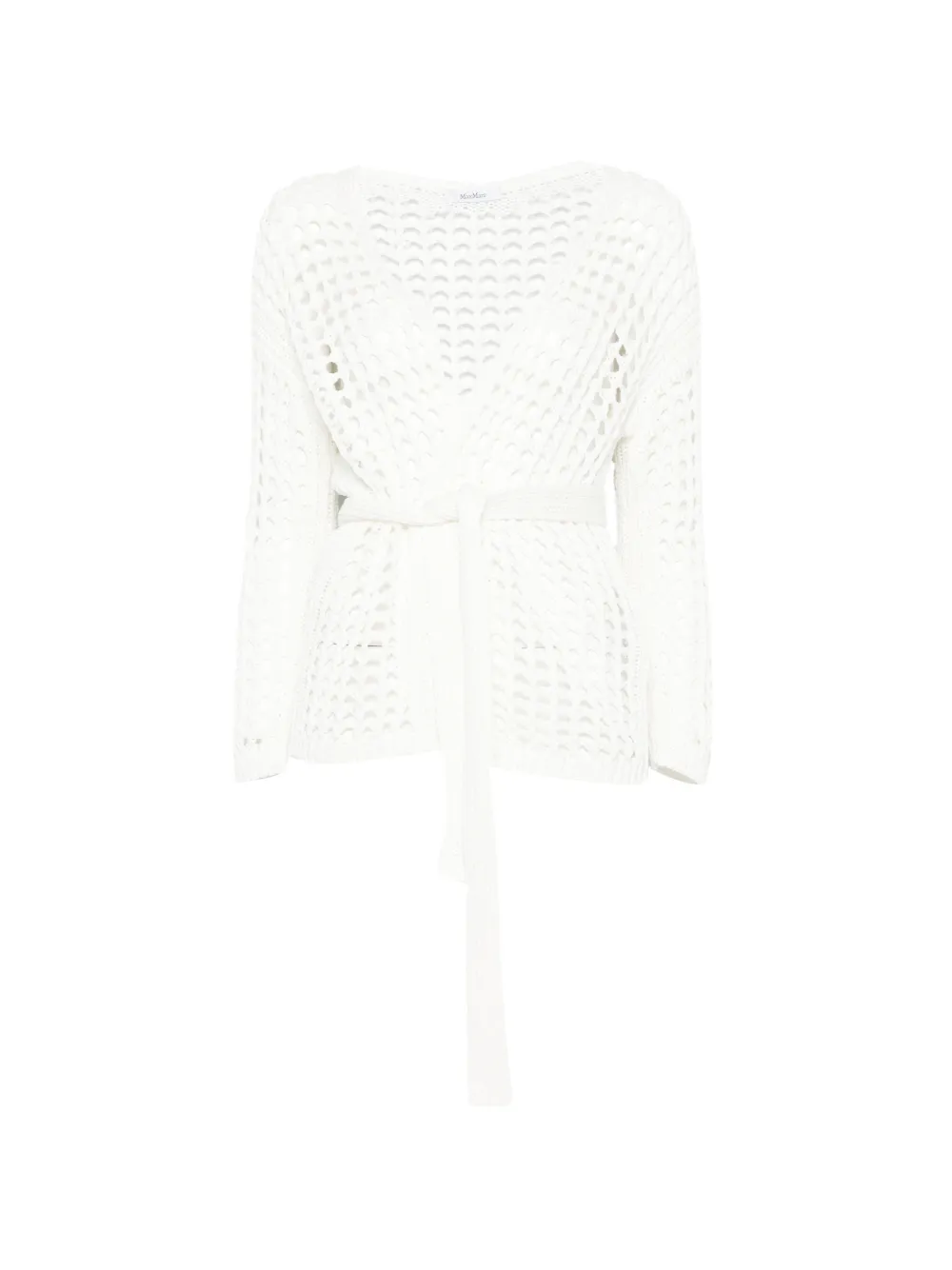 Max Mara Mxpgelo openwork cardigan - Bianco