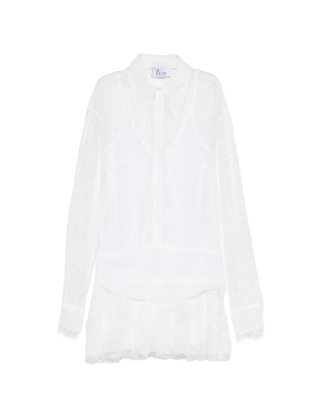 Giuseppe Di Morabito lace mini dress - Bianco