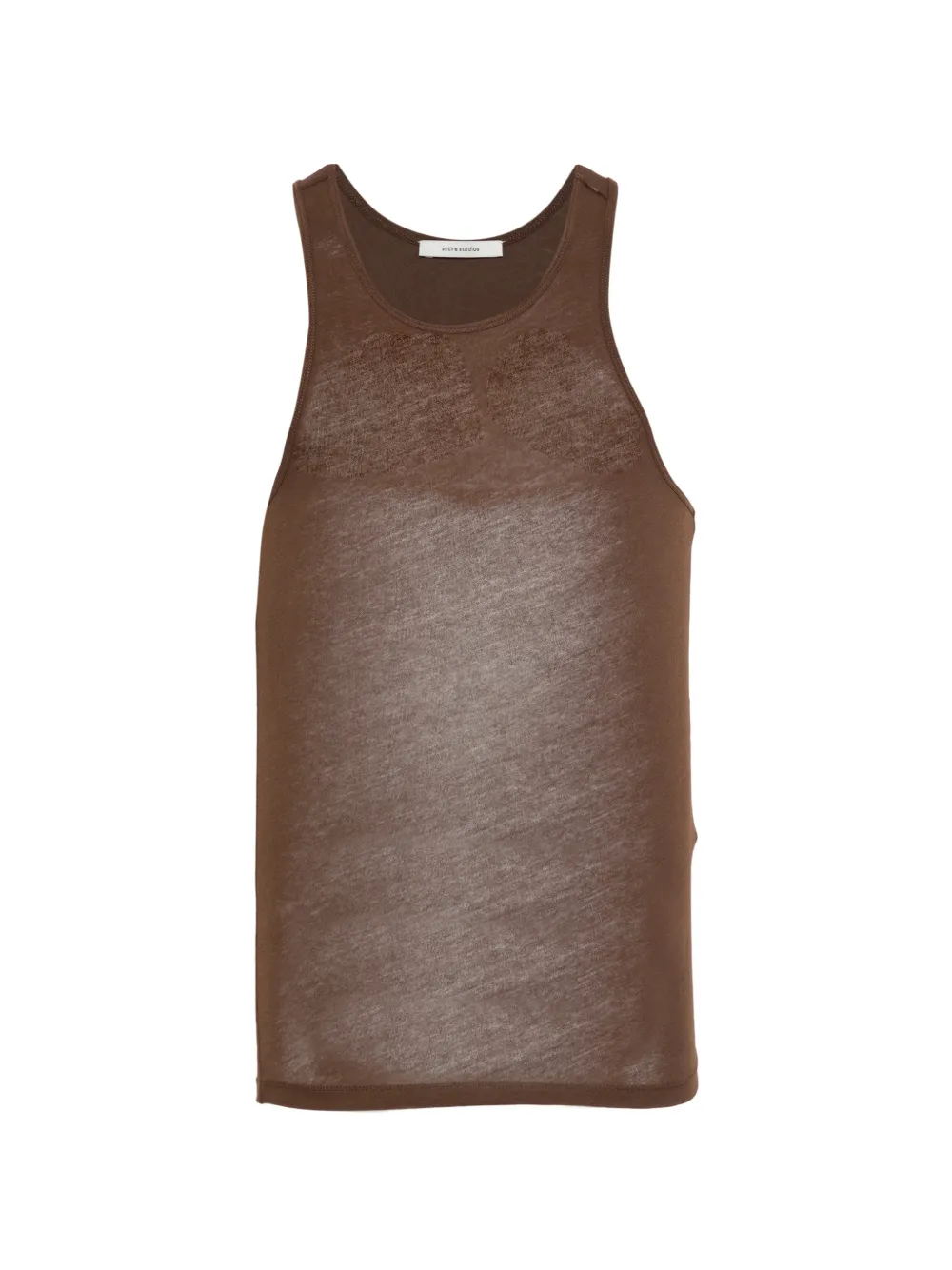ENTIRE STUDIOS Muscle tank top - Marrone
