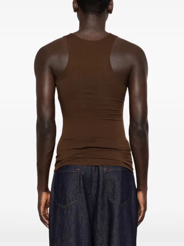 ENTIRE STUDIOS Muscle Tank Top | Brown | FARFETCH