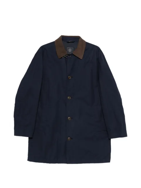 Fay abrigo con botones en el cuello