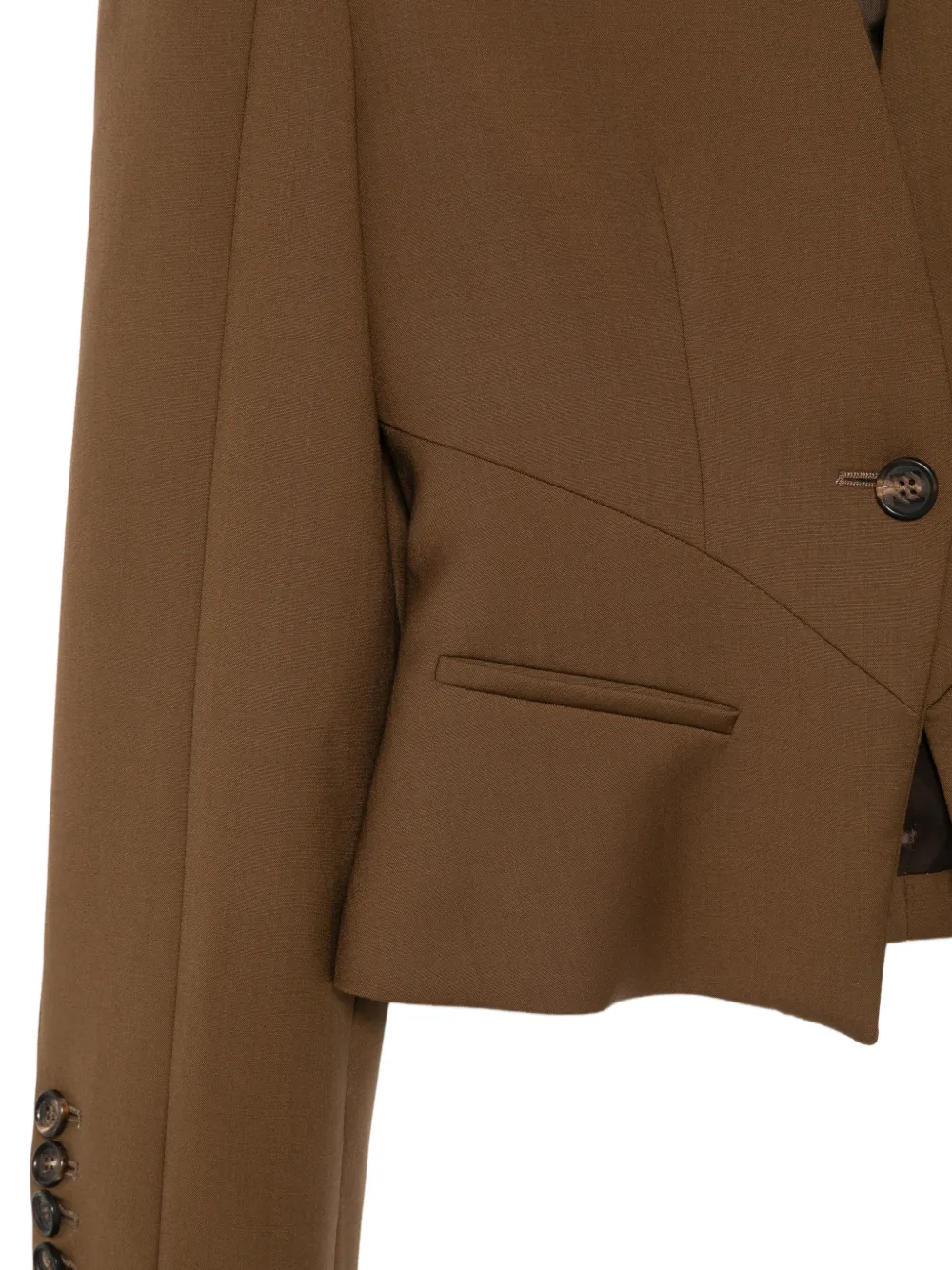  Giuseppe Di Morabito Button-front Jacket - Brown 
