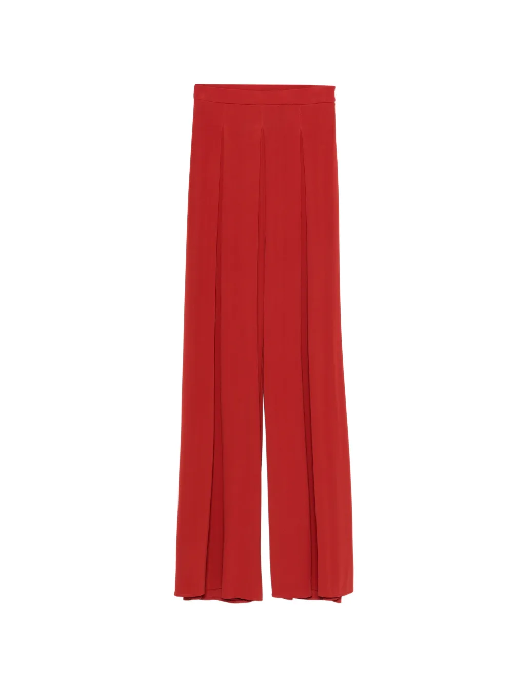 Max Mara pleated palazzo pants - Red