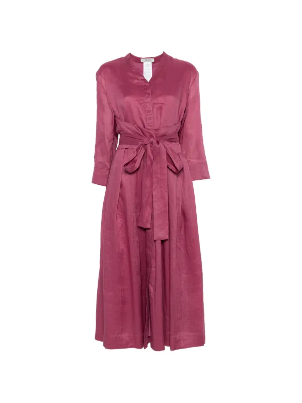 pink and orange dress Babe at the Beach Midi Dress - Pink, Orange and Beige main image 1
