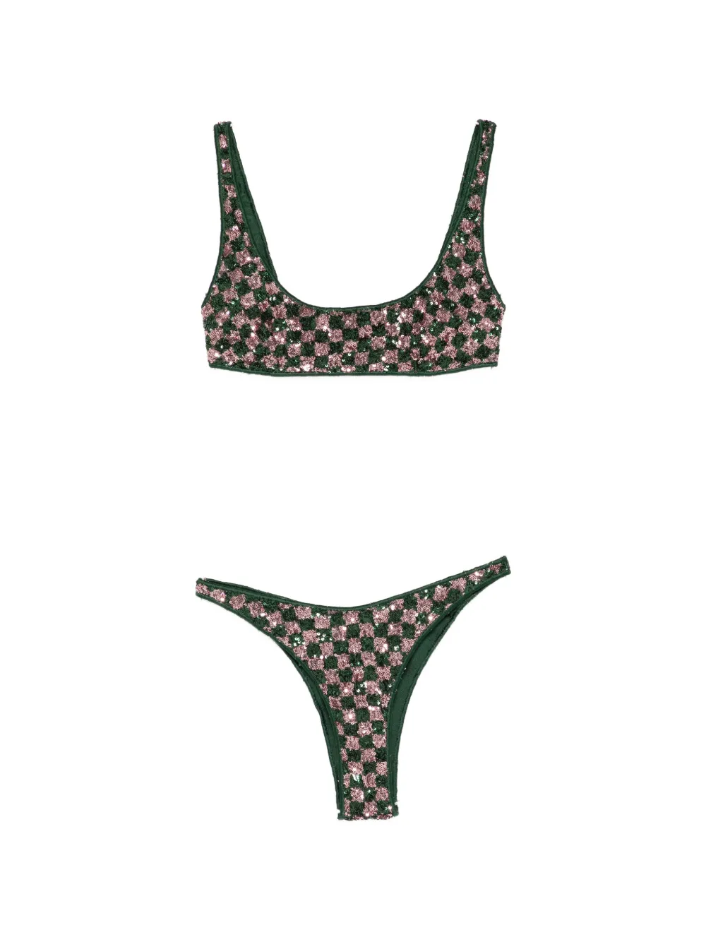 Oséree sequined bikini - Grün
