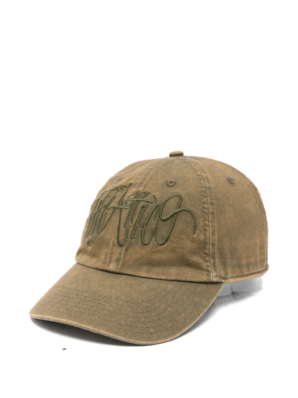 The Attico logo-embroidered baseball cap - Verde