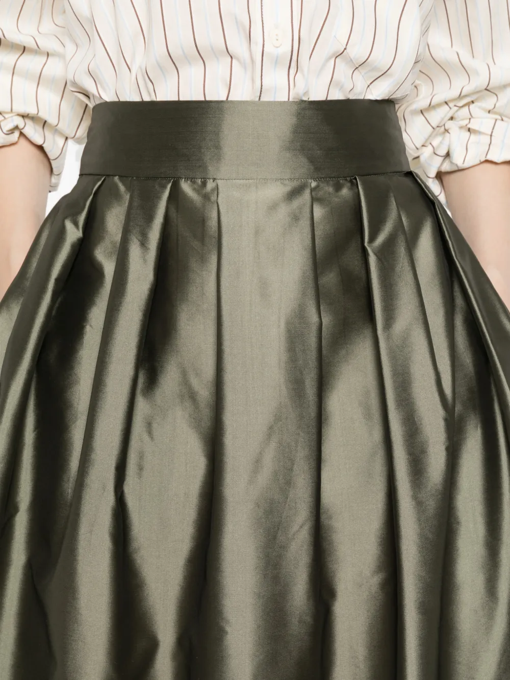 'S Max Mara Plooirok Groen