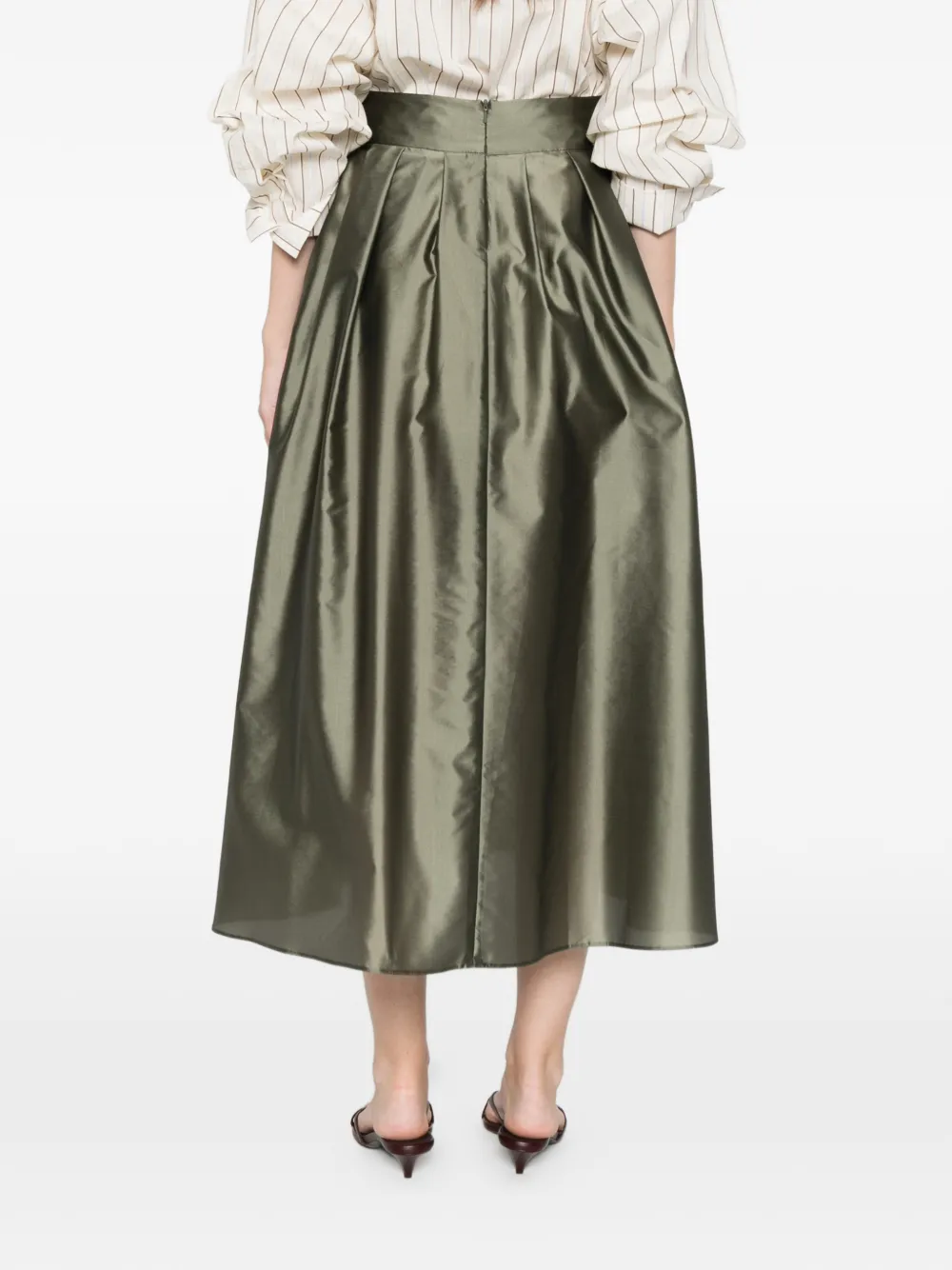 'S Max Mara Plooirok Groen