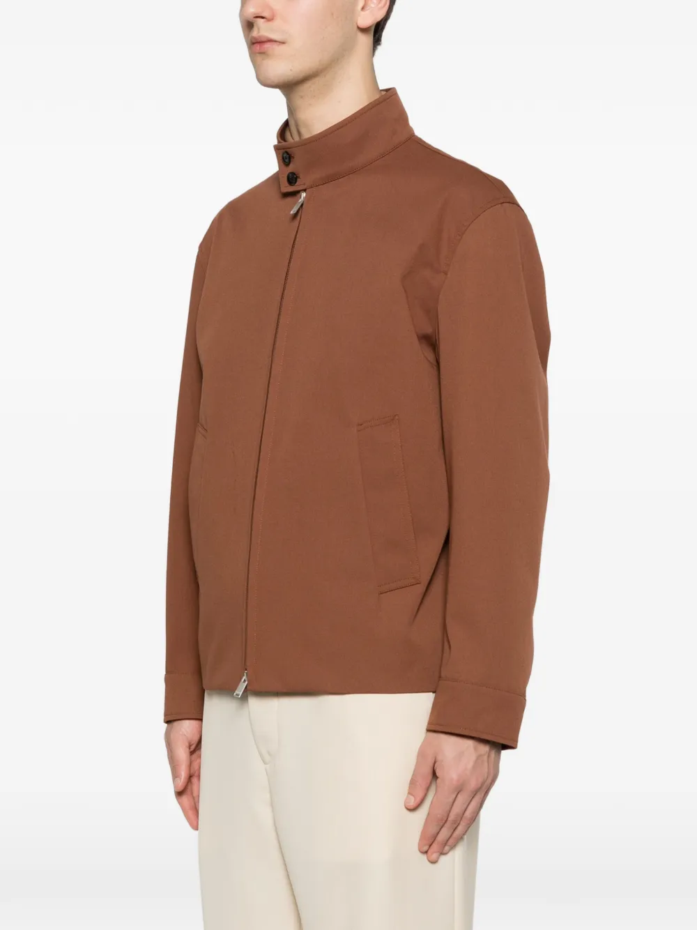  Lardini Paribet Zip-up Jacket - Brown 