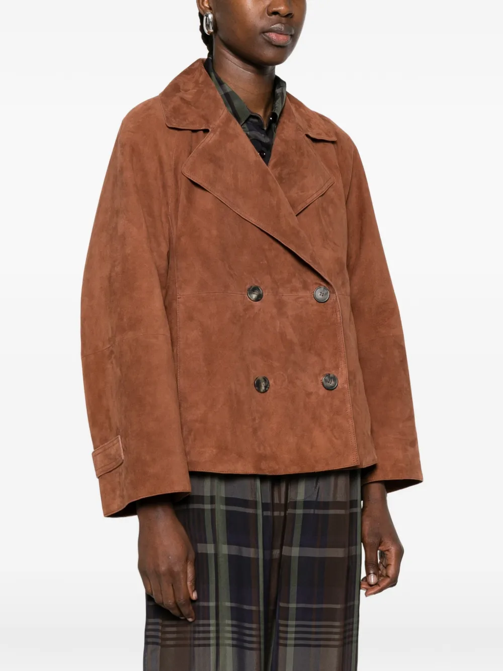  Weekend Max Mara Double-breasted Jacket - Brown 