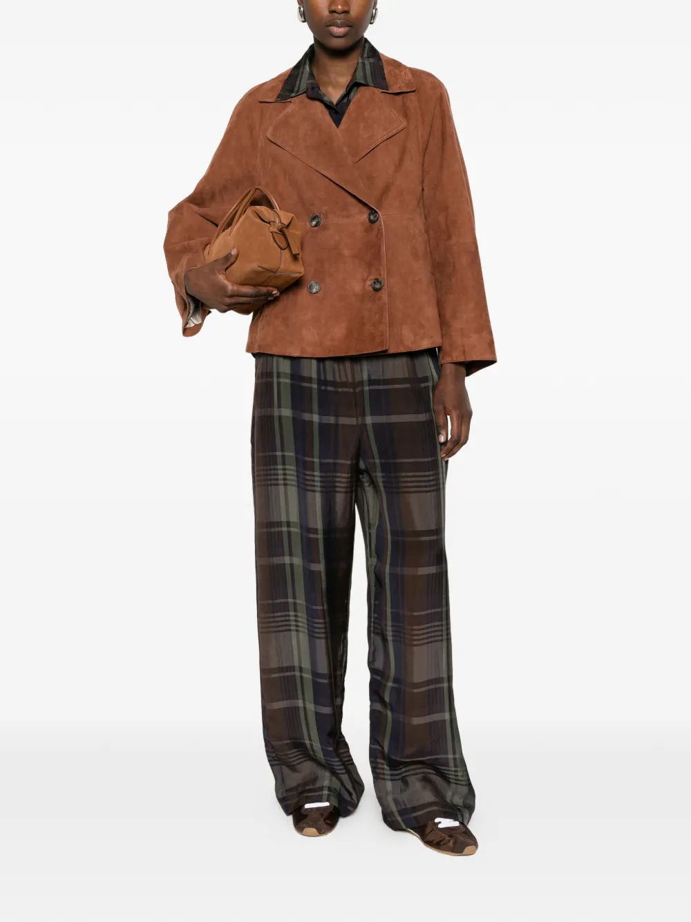  Weekend Max Mara Double-breasted Jacket - Brown 