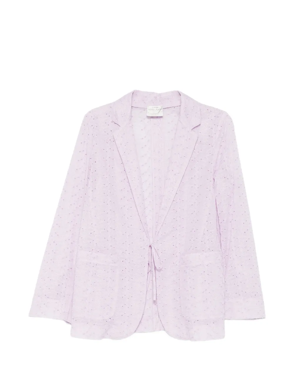 Forte Forte broderie-anglaise tie-fastening jacket - Viola