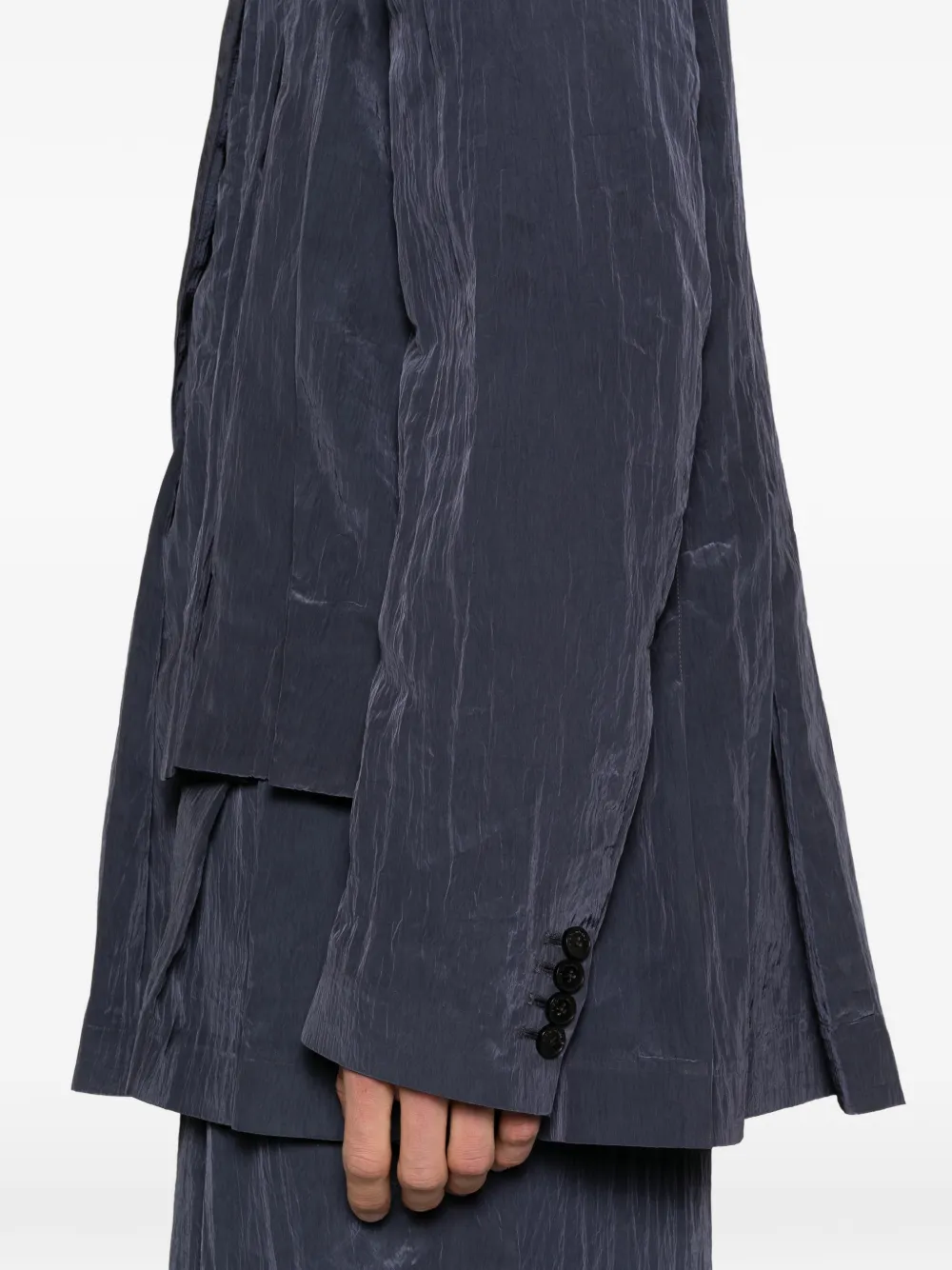 Feng Chen Wang Blazer met enkele rij knopen Blauw
