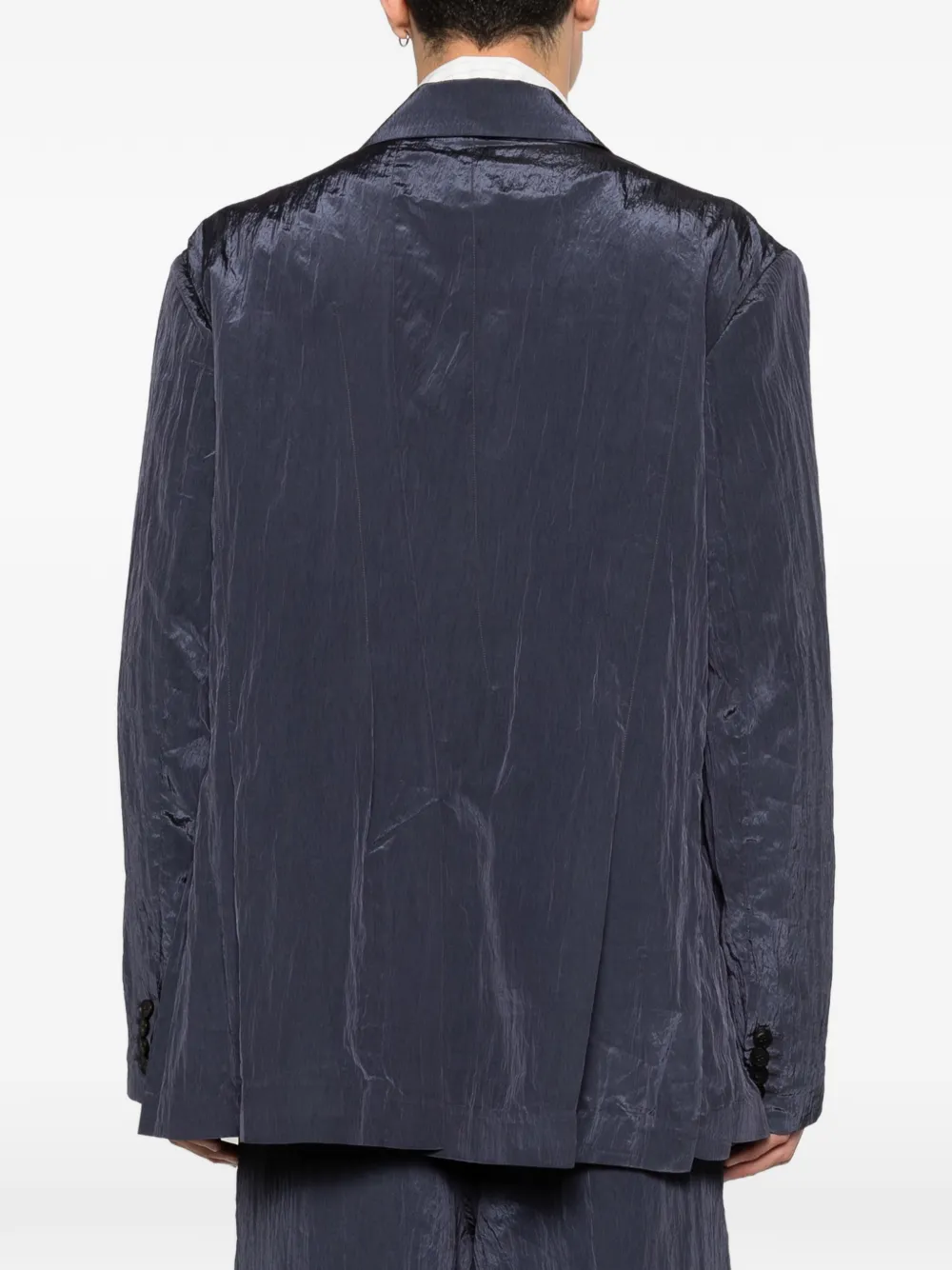 Feng Chen Wang Blazer met enkele rij knopen Blauw