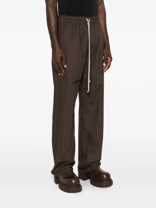 Rick Owens Dietrich Drawstring Trousers | Brown | FARFETCH ZA