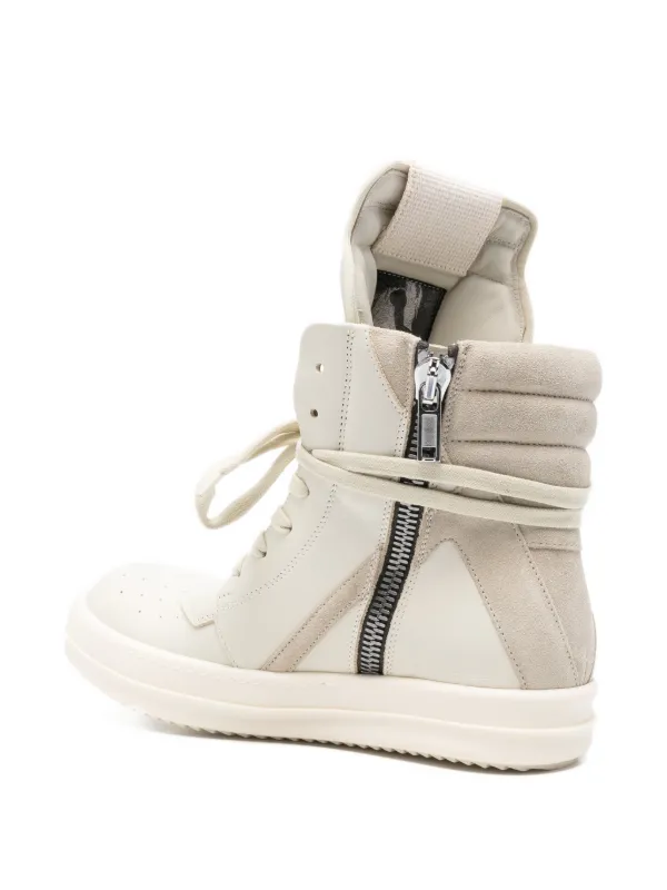 Rick Owens Geobasket ハイカットスニーカー | ニュートラル | FARFETCH JP