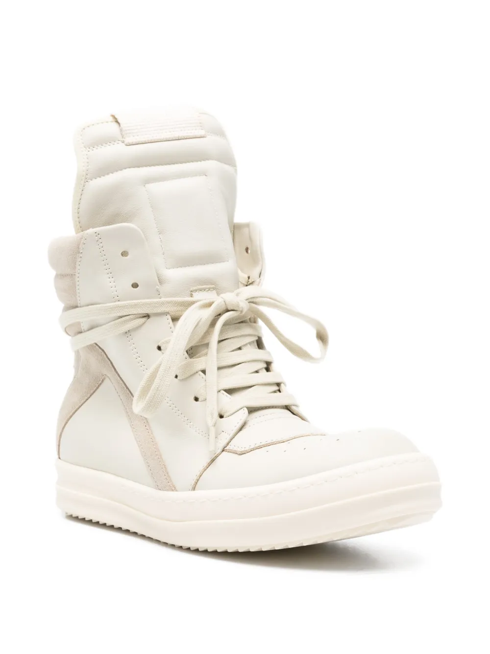 Rick Owens Geobasket high-top sneakers Beige