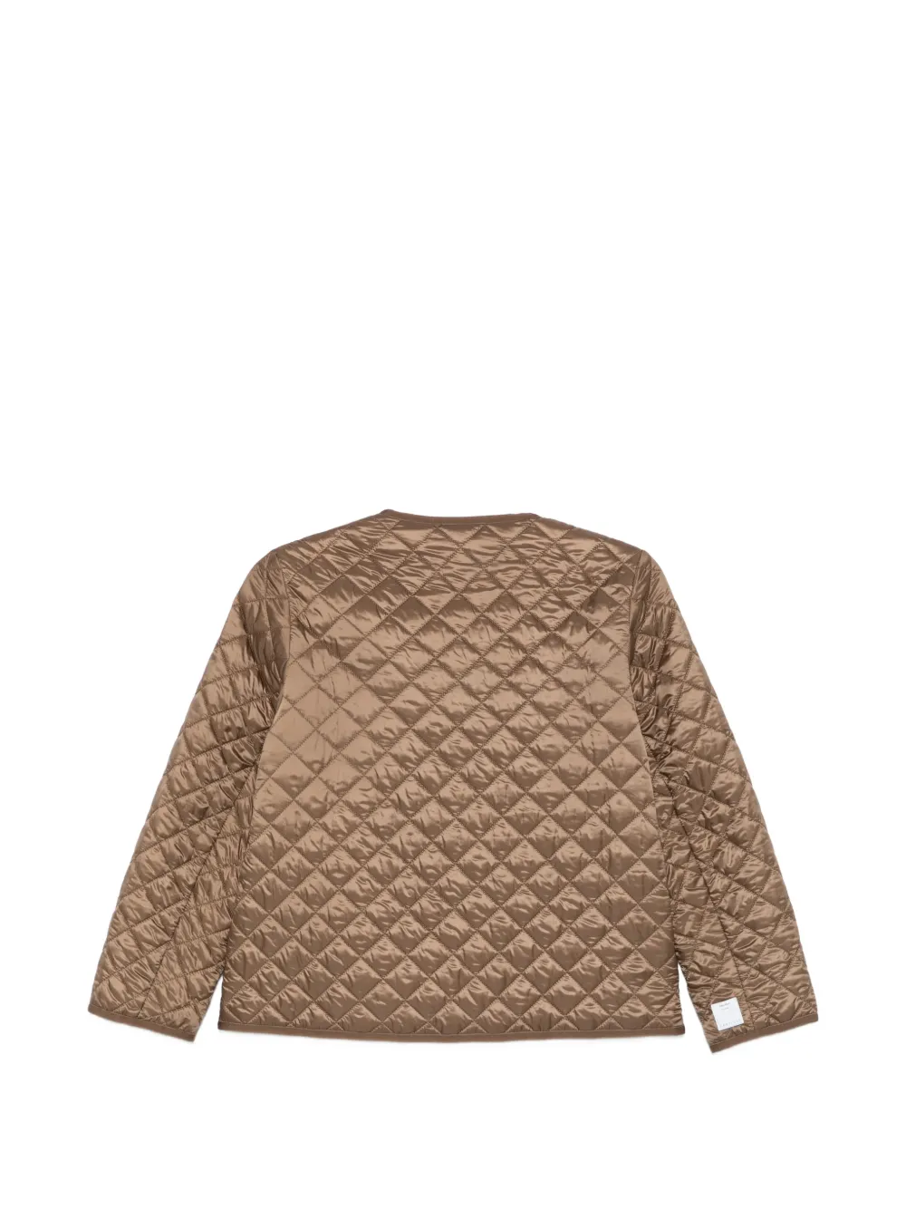  Max Mara Quilted Button Coat - Brown 