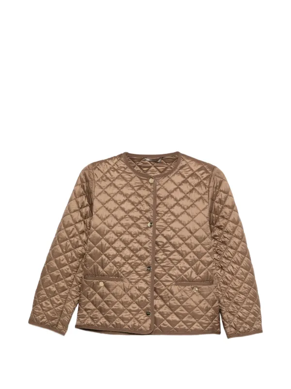 Max Mara キルティング コート | ブラウン | FARFETCH JP