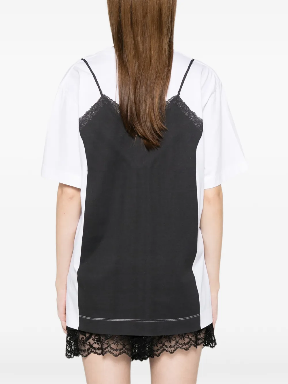 Simone Rocha Trompe-l'oeil T-shirt Wit