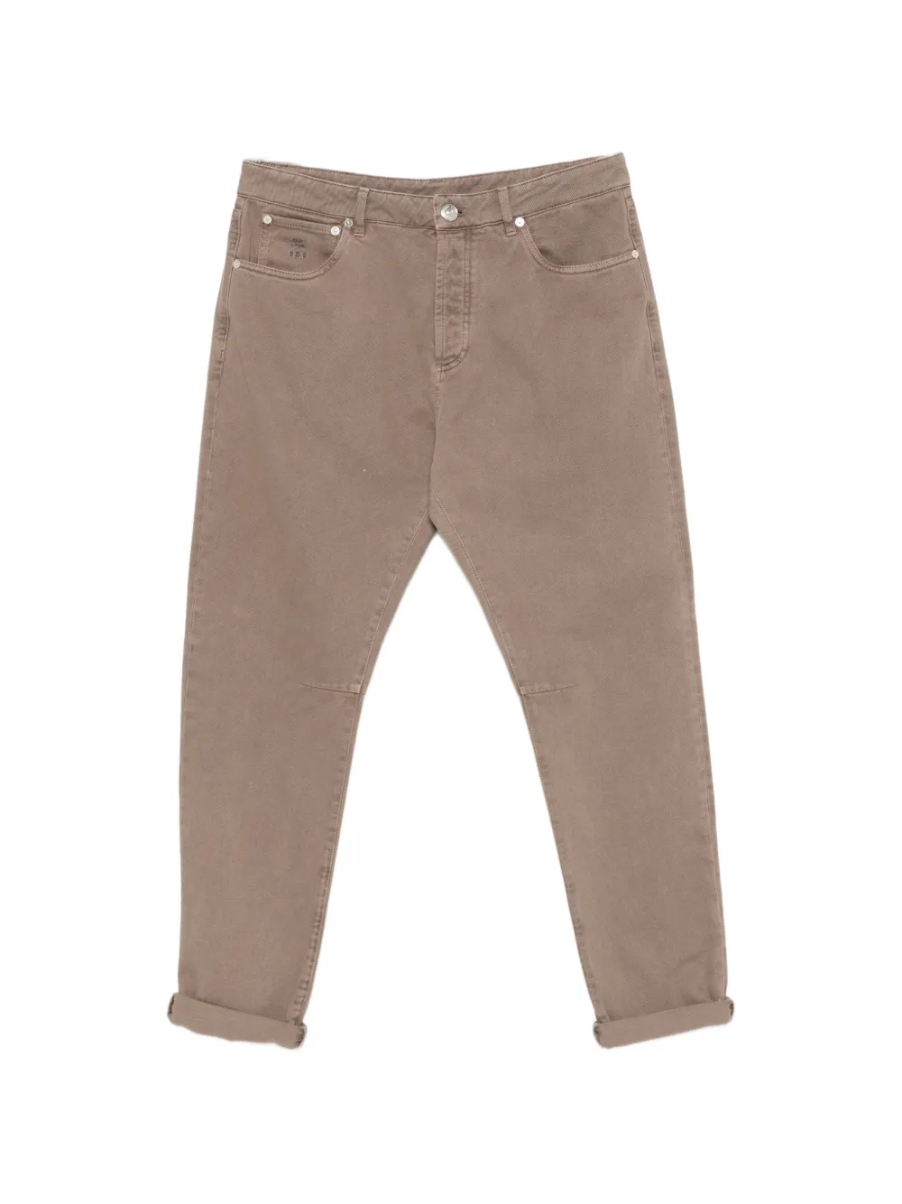 Brunello Cucinelli five-pocket jeans - Marrone