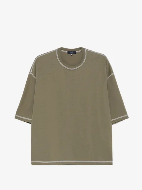 Comme des Garçons Homme contrast-stitch T-shirt