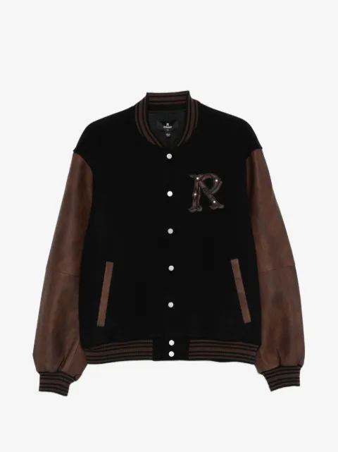 Represent logo贴花飞行员夹克