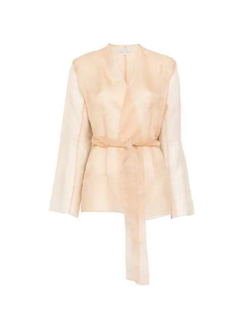 Antonelli belted V-neck jacket