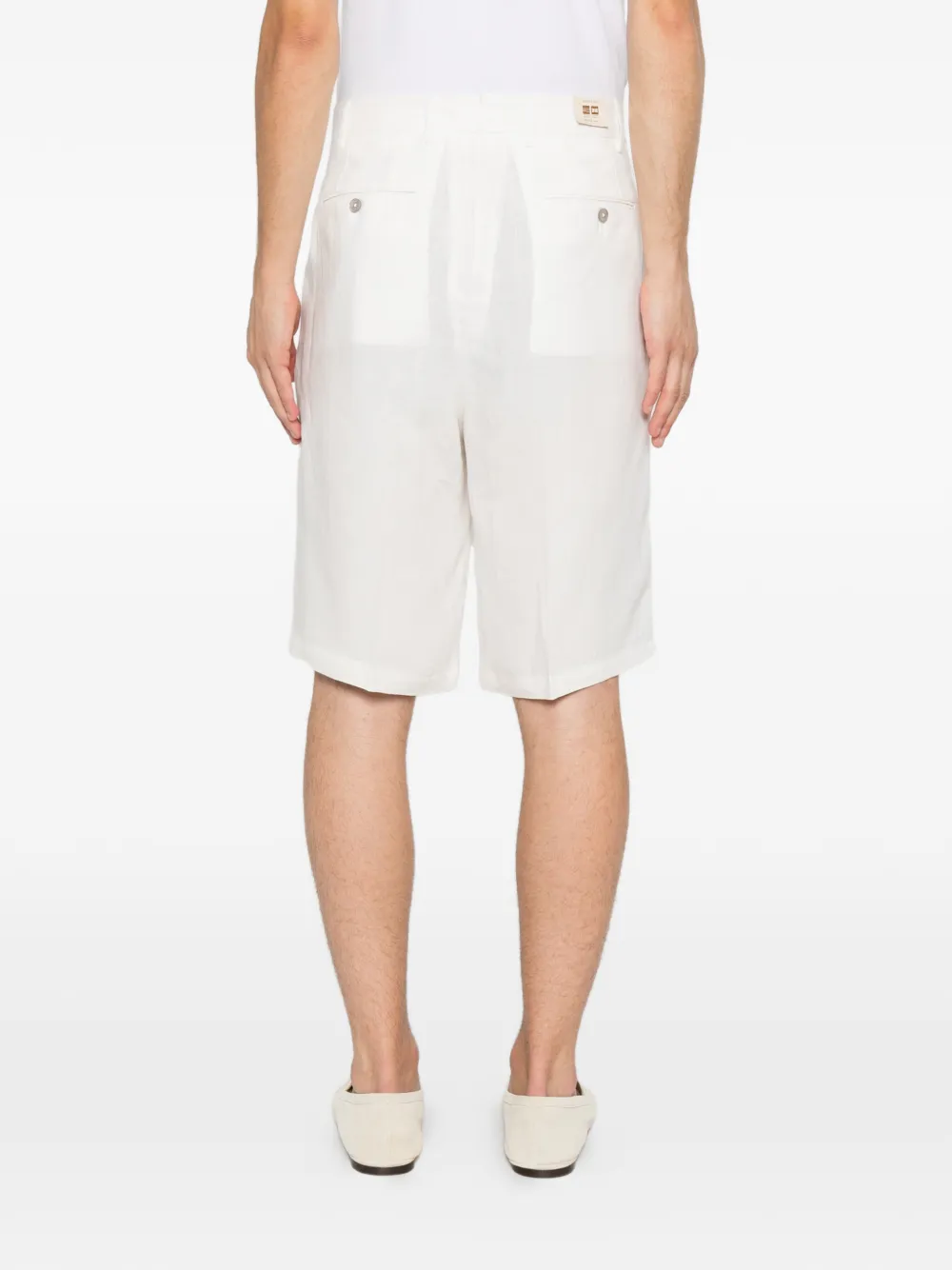 Briglia 1949 Bedfords geplooide shorts Wit