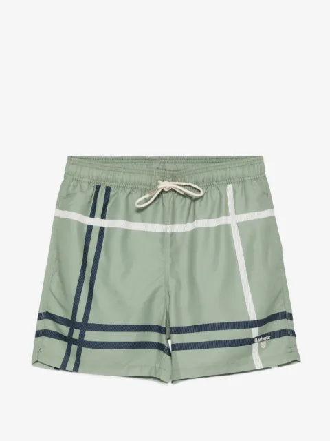 Barbour logo-print swim shorts