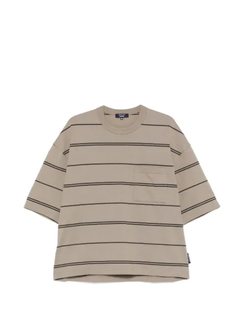 Comme des Garçons Homme striped chest-pocket T-shirt