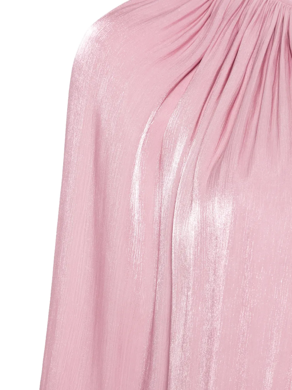  Costarellos Draped Gathered Jacket - Purple 