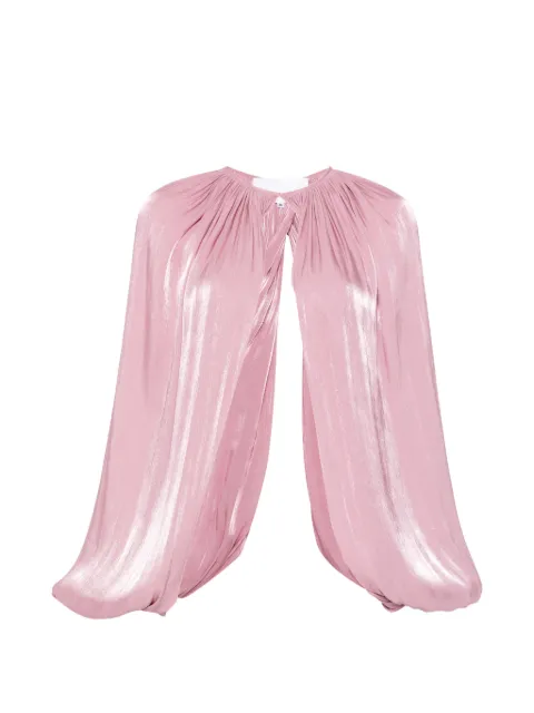 Costarellos draperet jakke med samledetalje