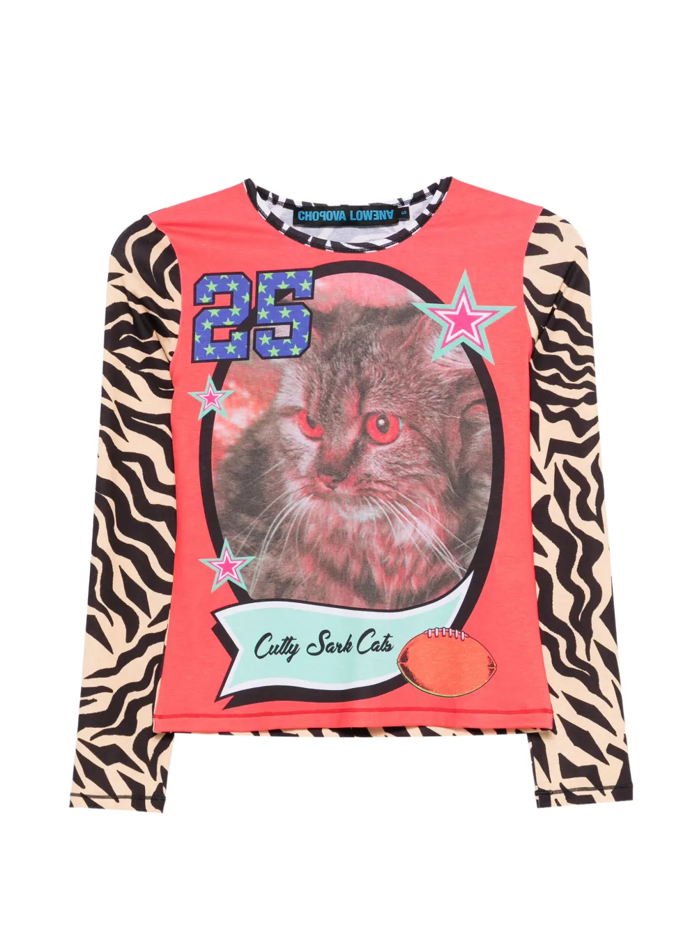 Chopova Lowena Cutty Sark Cats graphic T-shirt - Arancione
