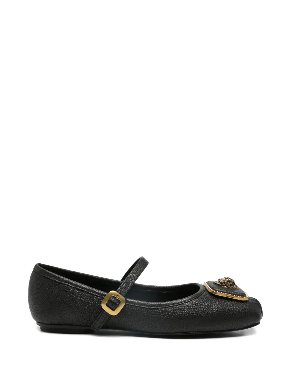 Kurt Geiger London buckle-strap ballet flats - Nero