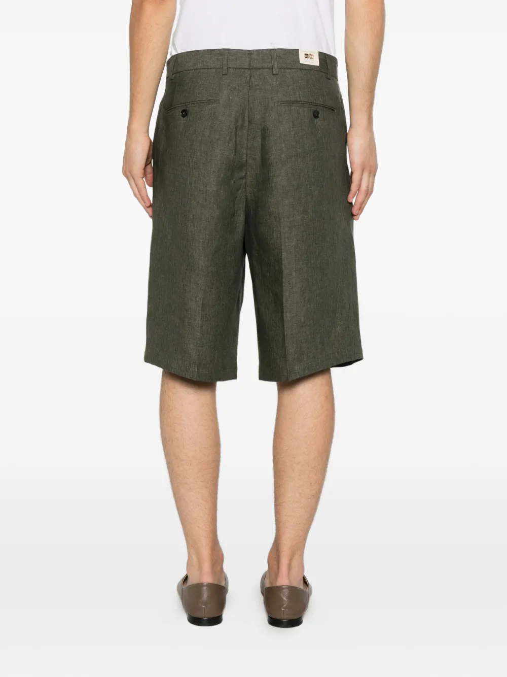 Briglia 1949 Geplooide shorts Groen