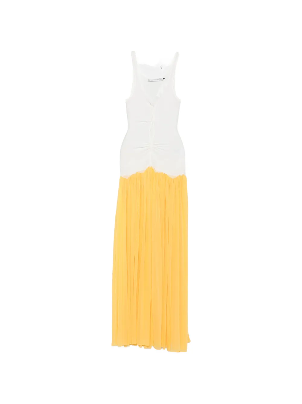Christopher Esber Verner cut-out lace-trim maxi dress - Giallo