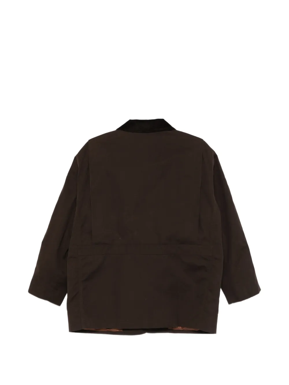 Corduroy-Collar Coat