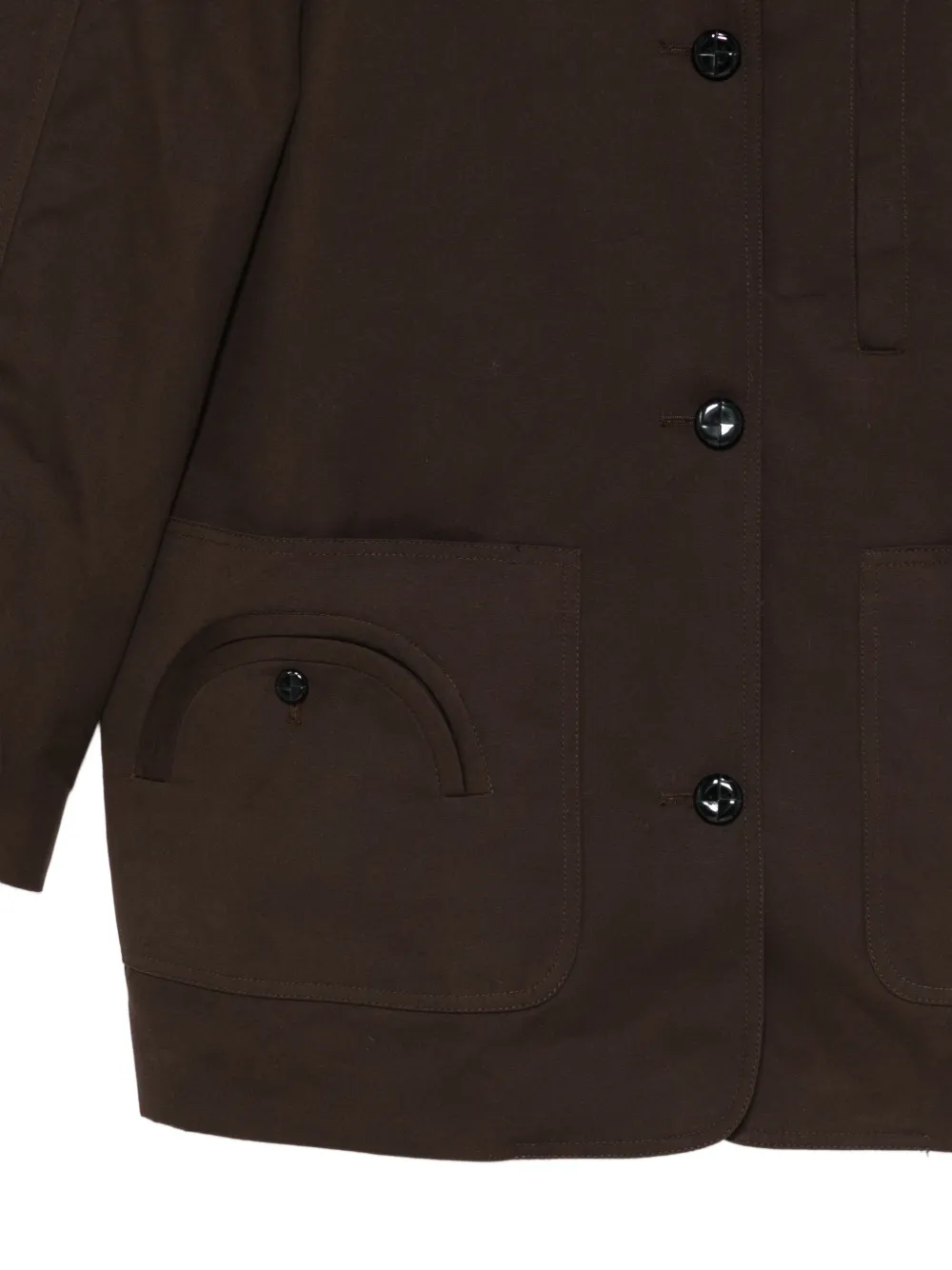 Corduroy-Collar Coat