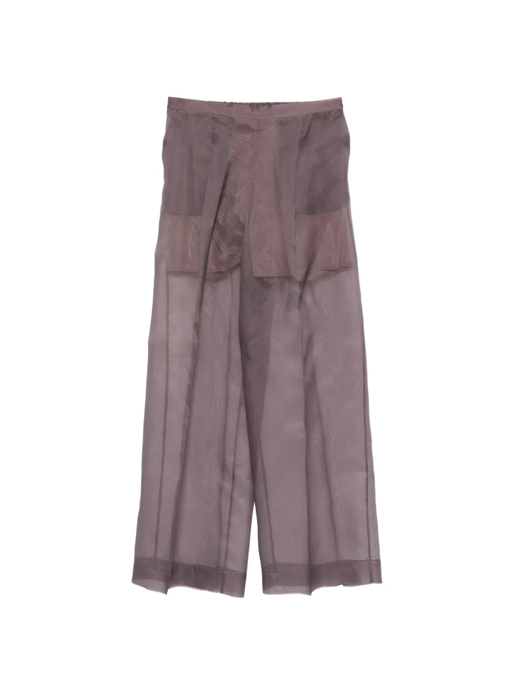 Antonelli sheer wide-leg trousers - Viola