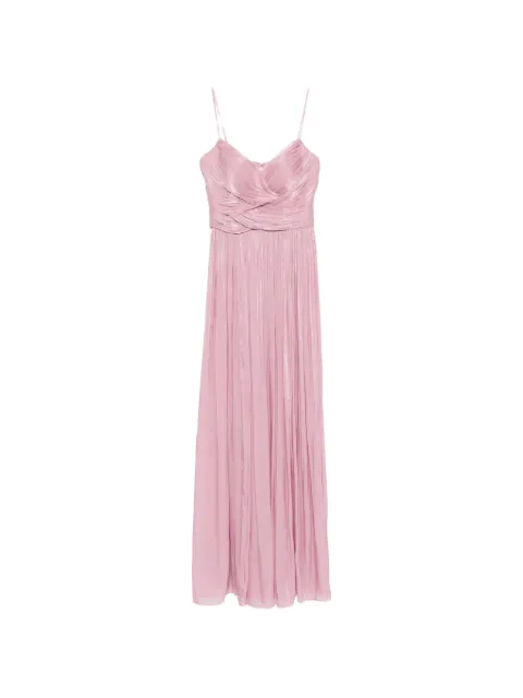 Costarellos Sireen pleated maxi dress