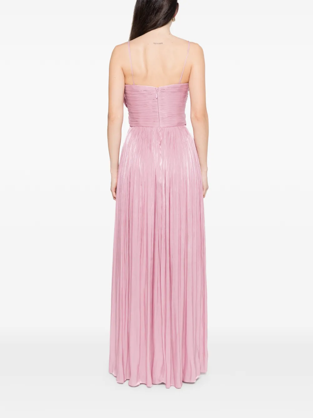 Costarellos Sireen maxi-jurk met plooien Roze