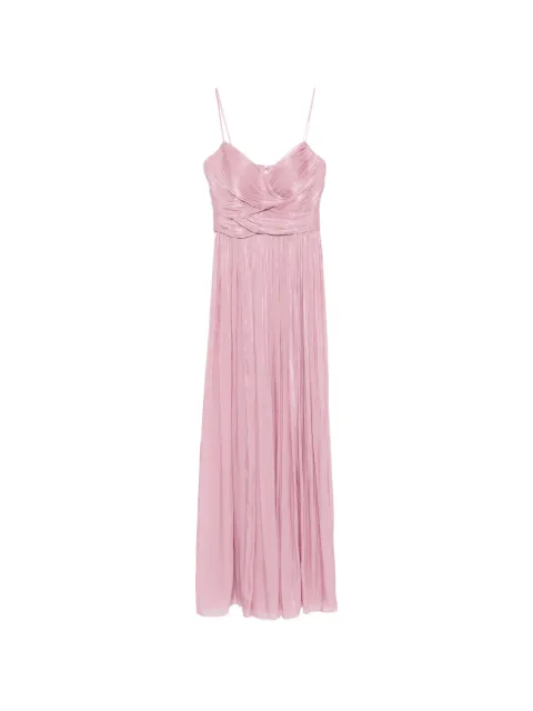 Costarellos Sireen pleated maxi dress