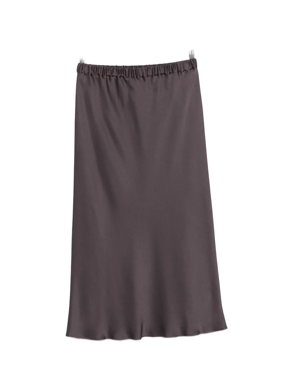Antonelli Orinoco Elastic-waistband Midi Skirt In Gray