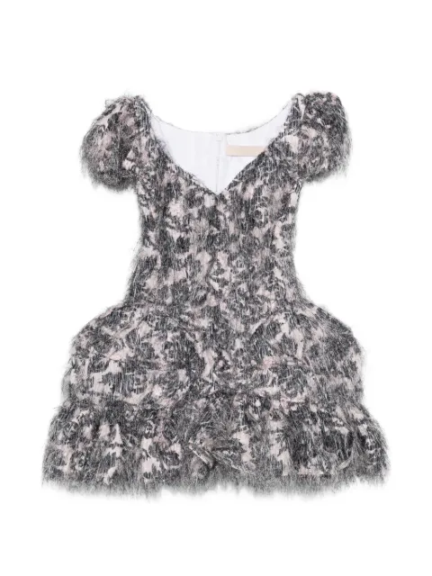 Chopova Lowena Bernardette V-neck ruffled mini dress