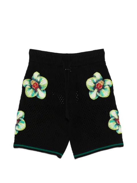 Casablanca floral-detail shorts